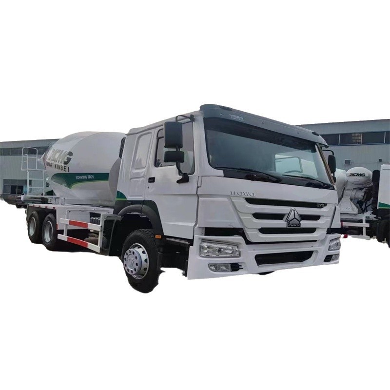 Used Howo Mixer Truck 371 Horsepower Front Four Rear Eight Concrete Mixer Truck Cement Truck Tank Truck