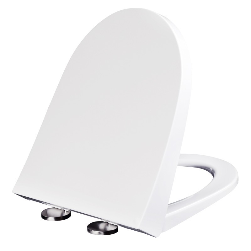 Urea-Formaldehyde Universal Toilet Seat for Home Use, Thickened Silent Slow-Close Toilet Seat, Old-Style Top-Mounted Ouv Type Toilet Seat
