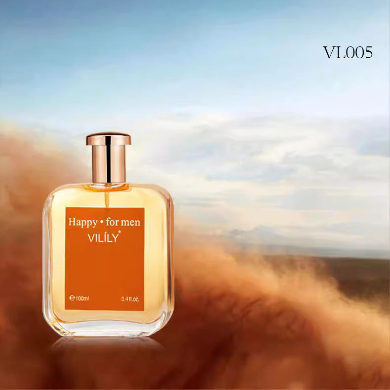 VILILY men's perfume natural lasting light fragrance small big brand fragrance flat for blue ocean wood fresh