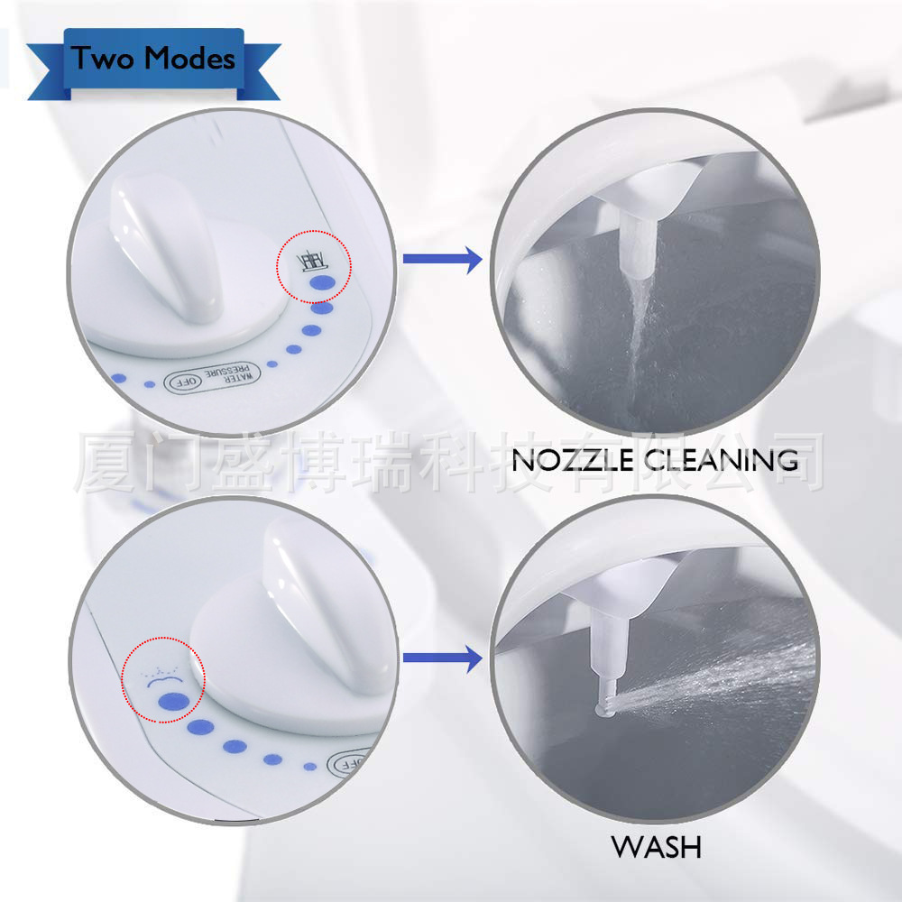 Foreign trade simple fart washing equipment intelligent non-electric hip washing self-cleaning women's washing device toilet intelligent cover body cleaner
