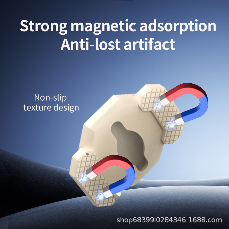 Electric Vehicle Suitable for Apple Airtag Protective Cover Locator Shell Anti-Lost Device Magnetic Tracker Cross-Border Customization