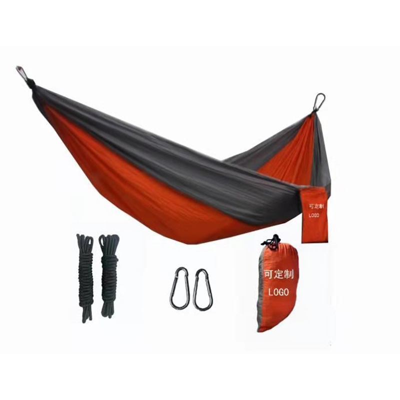 Hammock 210T Nylon commonly known as parachute cloth single double swing camping Amazon cross-border e-commerce