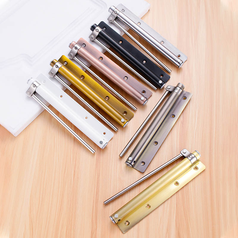 Stainless Steel Door Closer Automatic Door Closer Invisible Door Spring Buffer Door Closer Household Light Simple Door Closer