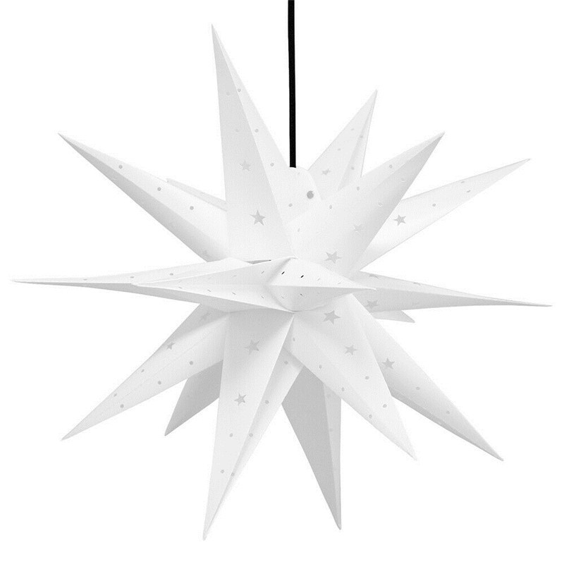 Cross-Border Christmas Lights 18-Pointed Star Party Lights Outdoor Colorful Explosion Star Christmas Tree Hotel Bar Decoration