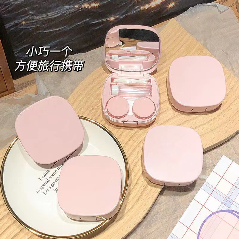 Factory in stock contact lens box simple cute contact lens box DIY contact lens box portable double box care