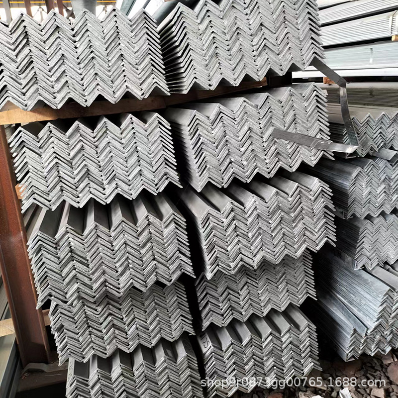 Foshan Wholesale Equal-Sided Galvanized Angle Iron 30*30 Specifications Complete Curtain Wall Construction Angle Steel Punching Processing Angle Steel Strips
