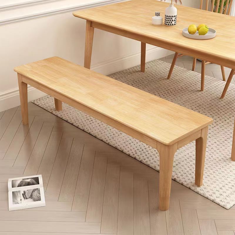 ⭐ All Solid Wood Bench, Living Room Dining Table Stool, Tea Table Bench, Household Wooden Bench, Long Chair, Bed End Stool, Shoe Changing Stool