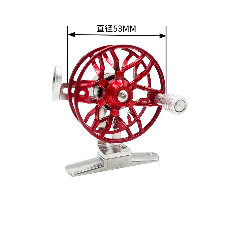 Factory wholesale aluminum alloy front wheel flying fishing wheel fishing wheel raft fishing wheel bridge fishing wheel spinning wheel