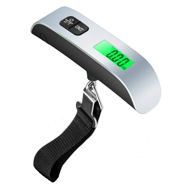 Cross-border Handheld Scale Hook Electronic Scale 50KG Portable Luggage Scale Household Handheld Weighing Scale Rough Handle Portable Scale
