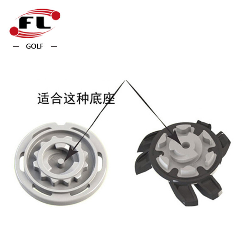 Fuli Sports Factory Direct Sales Golf Spikes Golf Spikes Quick Rotating Spikes Cyclone Model Seven Colors Selection