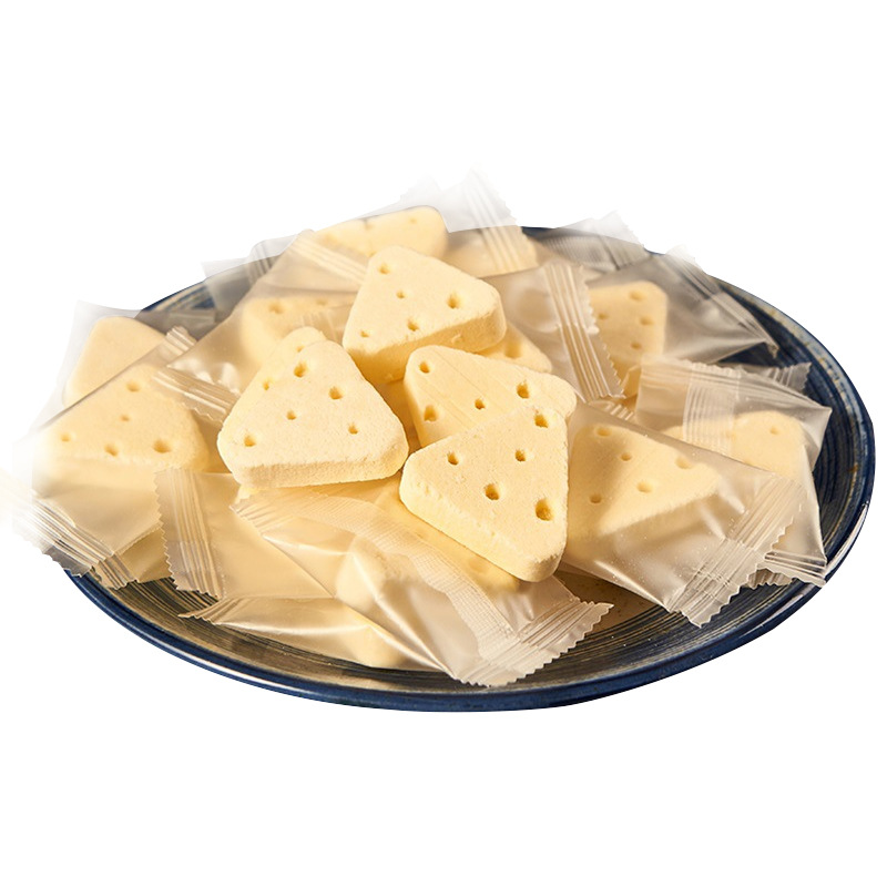 Inner Mongolia-Produced Triangular Cheese Ready-To-Eat Fresh Milk Cheese Cream Cheese Milk Cap Kidsren's Nutritional Snacks Dairy Products Wholesale