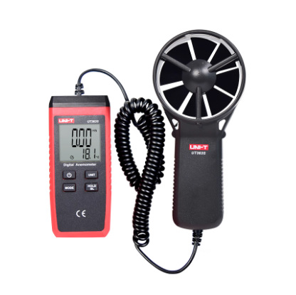 Unilide Handheld Digital Anemometer Mini High-Precision Wind Meter Ut363 Ut363S