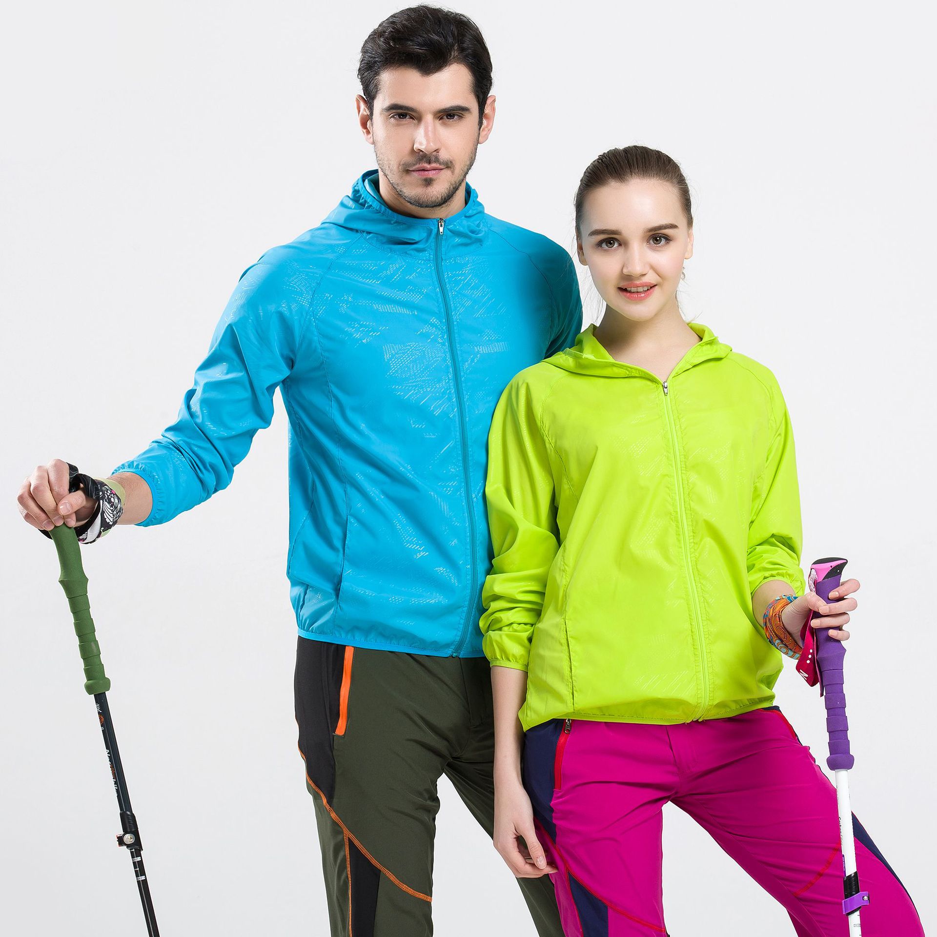 Sun Protection Clothing for Men and Women, Lightweight Outdoor Skin Windbreaker, Fishing Advertising Shirt with Printed Logo, Summer Sun Protection Clothing