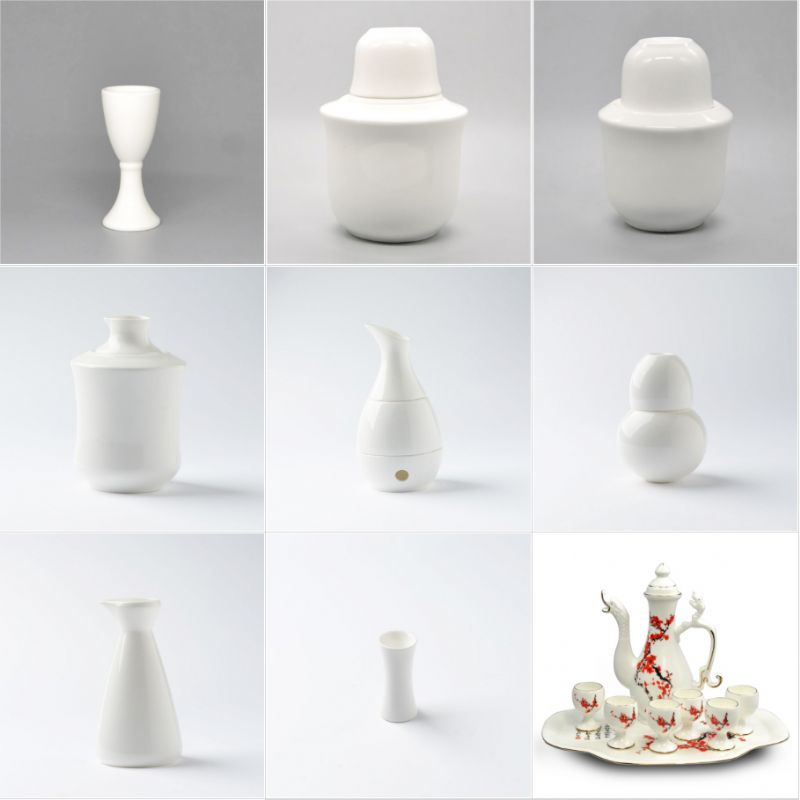 Кувшин для саке, 0.15 кг, поддерживает печать логотипа, можно нагревать