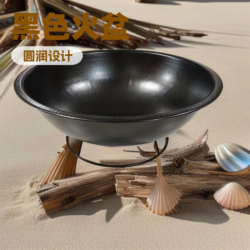 Старомодный угольный жаровня для отопления, чугунная чаша для угля, зимний угольный очаг