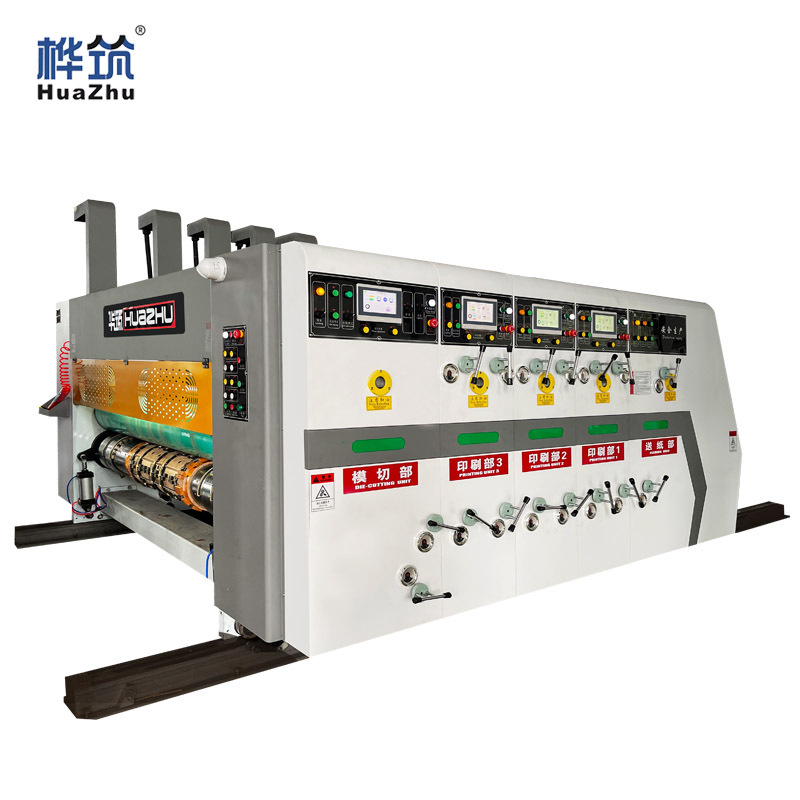 Carton Machinery and Equipment, High-Speed Ink Printing, Slotting, Die-Cut and Forming Adhesive All-In-One Machine, Carton Printing Machine