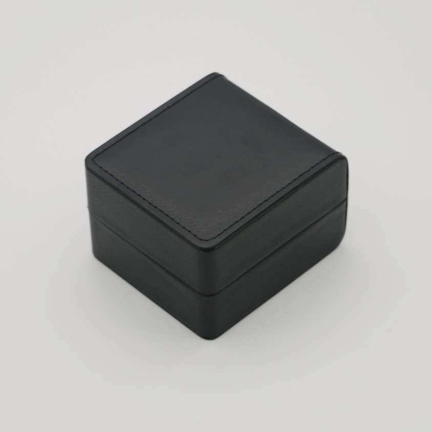 Rounded PU Leather Twisted Watch Box Flip Watch Box Gift Box Cross-border High-end Watch Display Storage Watch Box Bag