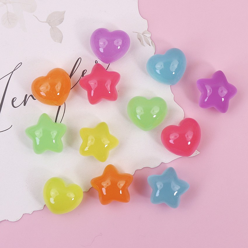 Светящийся звездный милый DIY кремовый клей чехол для телефона, ободок, заколка для волос, ювелирные аксессуары, материалы для ручной работы