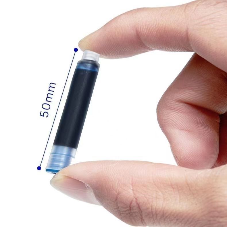 Replaceable Fountain Pen Student Ink Bag Calligraphy Soft Pen Black Ink Bag Ink Cartridge 2.6, 3.4 Caliber Standard Ink Bag