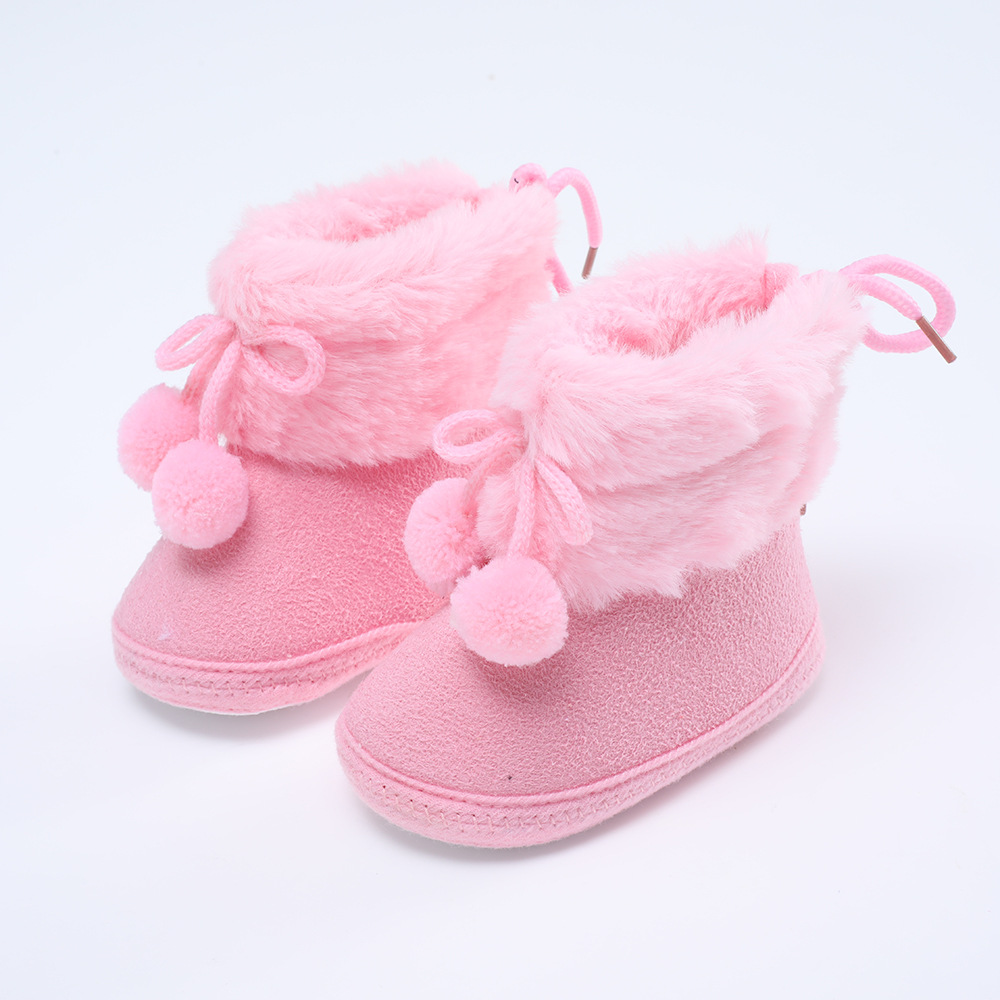 2022 autumn and winter New baby shoes 0-1 years old non-slip soft bottom toddler shoes 3-5-7-9 months baby shoes cotton shoes