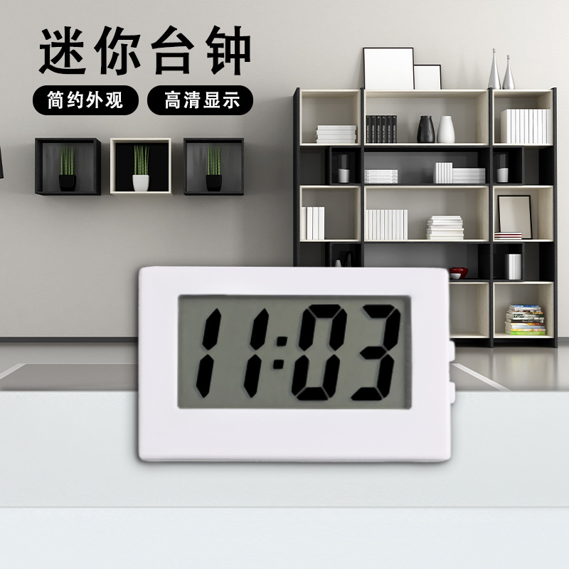 Мини электронные часы, треугольные вертикальные, бесшумные, настольные часы для офиса, декор времени и даты