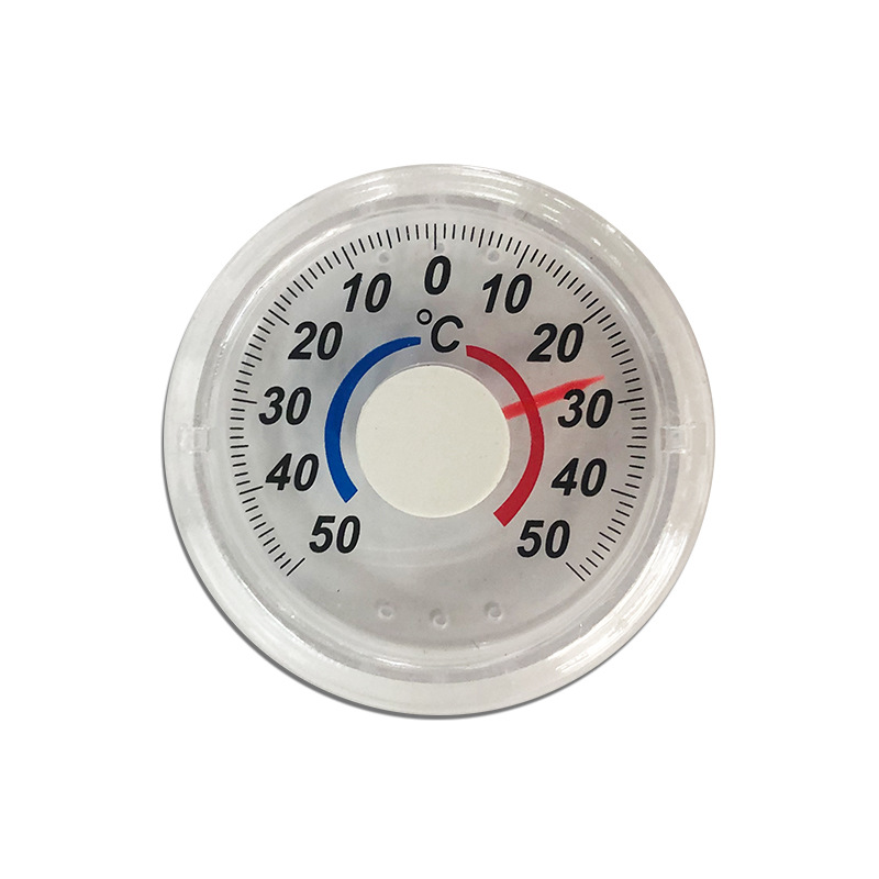 Chen Ying 207 round window thermometer measuring indoor and outdoor metal pointer thermometer wholesale