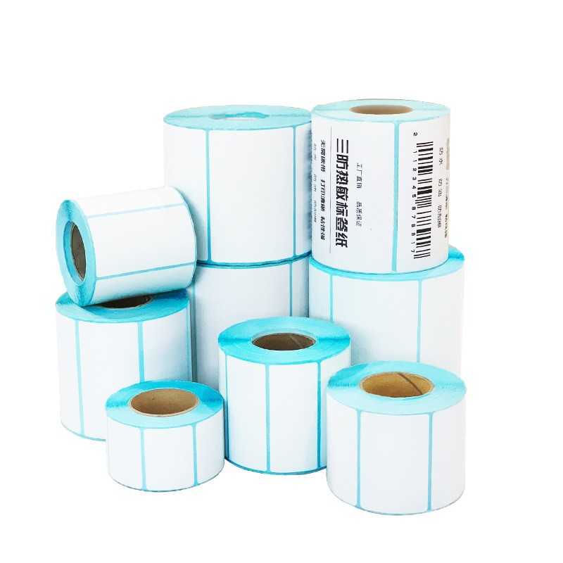 Wholesale three-proof thermal label paper 100x 100 Amazon sticker 70x 20 barcode printing thermal paper