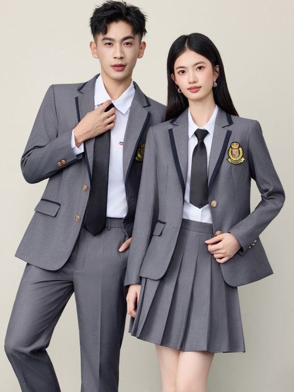 Middle and High School Students' Men's and Women's Suits, Preppy Style Jk Uniforms, British Student Formal Wear, Speech Contest Clothing
