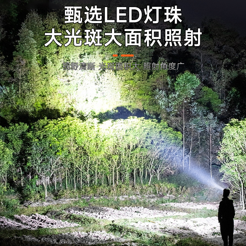 Head-Mounted Ultra-Long Battery Life Lithium Battery Ultra-Bright Light Waterproof Charging Outdoor Fishing Night Fishing Sensor High Lumen Headlamp