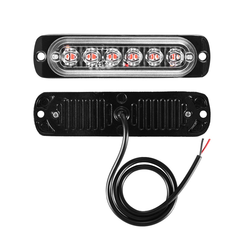 YH truck side lights 6 lights flash lights in the net flash lights ultra-thin side lights 12V-24v 18 mode