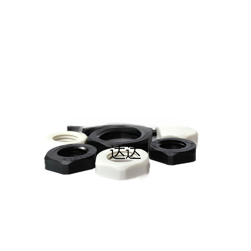 Nylon Plastic Cable Waterproof Joint Nut Pg7/Pg9/Pg11/Pg13.5~Pg63 Plastic Hexagonal Nut