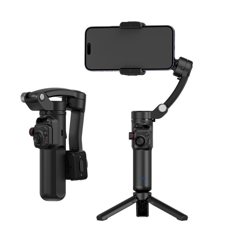 M02 cross-border mobile phone gimbal orthogonal three-axis stabilizer intelligent face tracking anti-shake photography live tripod