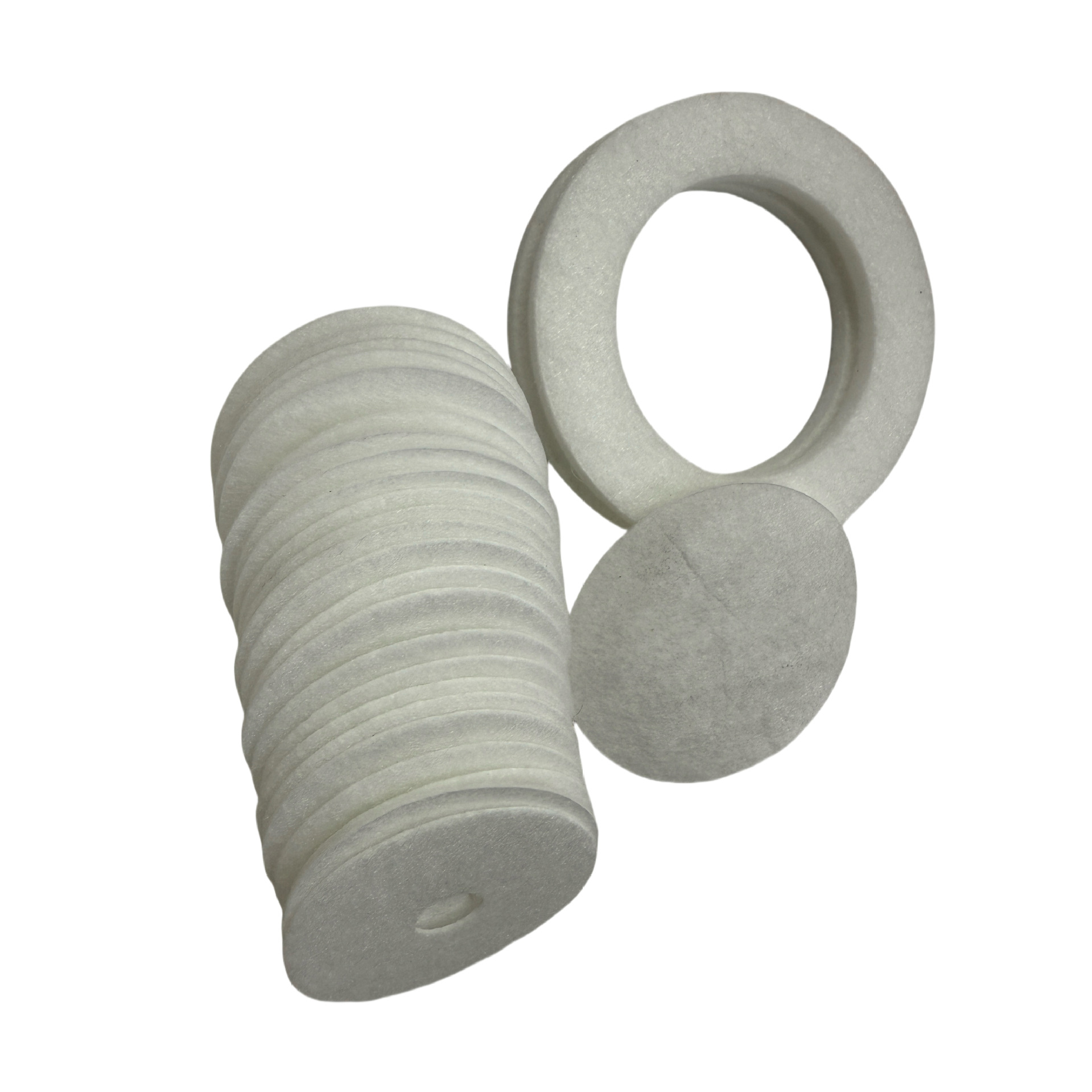 Factory Direct Supply of Filter Non-Woven Disc Filter Element Non-Woven White Purification Filter Element Filter Cloth Sheet Processing and Customization