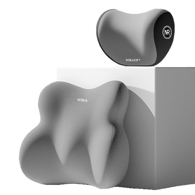 Car Headrest Pillow Car Seat Waist Protection Back Cushion Car Seat Memory Foam Car Waist Cushion Neck Pillow