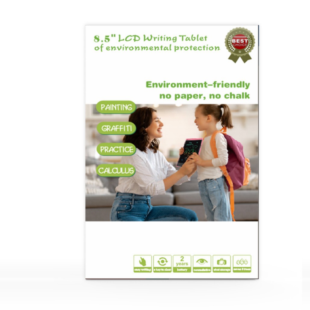 LCD writing board 8.5/12/16 inch children's early education graffiti drawing board learning writing board LCD electronic drawing board