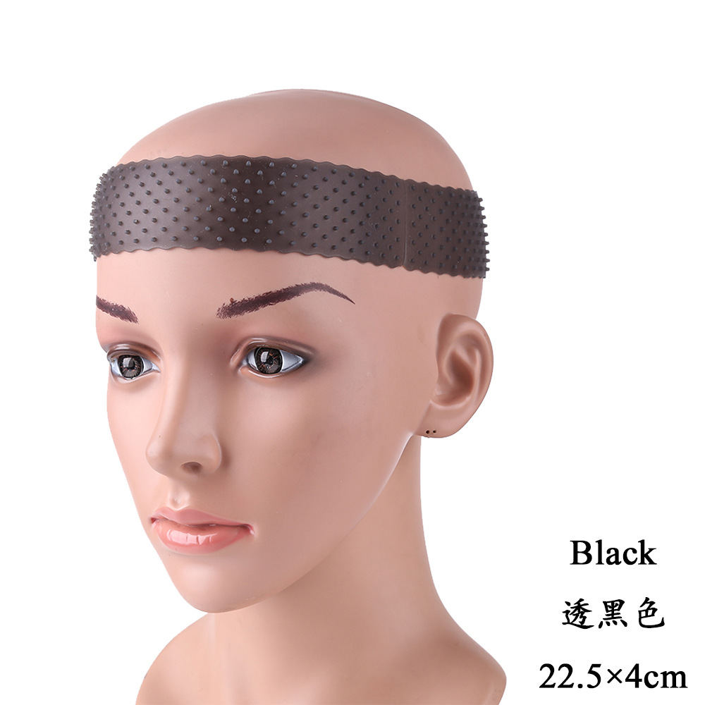 Cross-border Explosive Silicone Wig Headband Non-slip Silicone Sports Hair Band Anti-sweat Band SiliconeWigBand