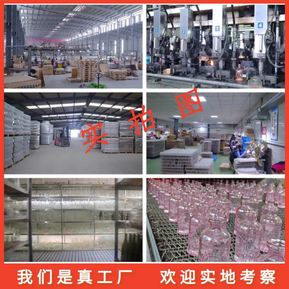 Foreign Trade Light Luxury Vintage Glass Vase Transparent Ins Style Ornaments Flower Ornaments Middle Ancient High-grade Small Vase suit