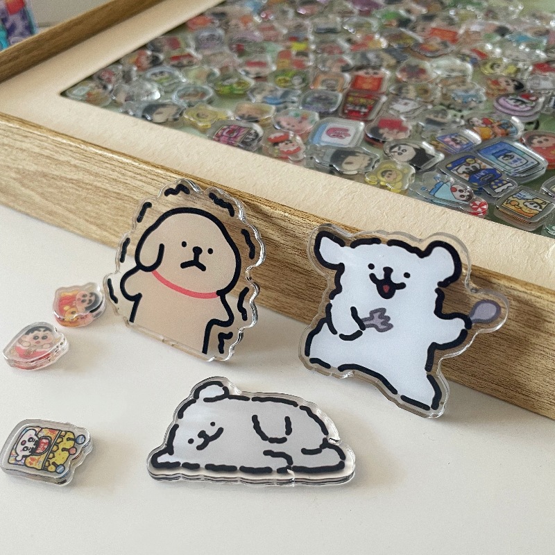 Acrylic Sheet Custom 1cm 2cm 3cm Mini Sheet Beads DIY Shaker Built-In Sheet Custom with Holes