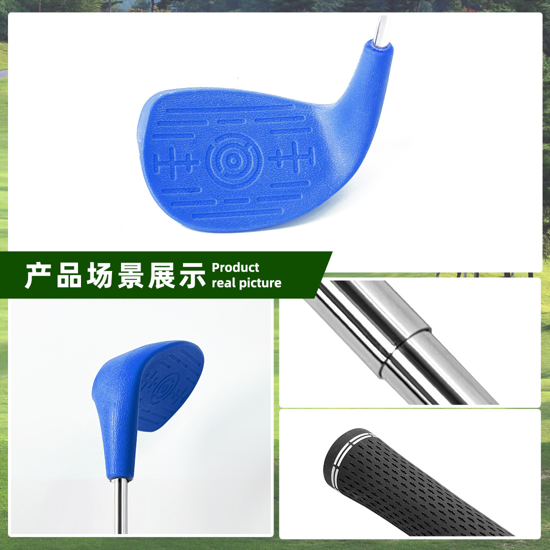 Golf Kidsren's Golf Clubs for Adults and Men Stainless Steel Telescopic Clubs Iron Clubs for Beginners with Extra Large Striking Surface