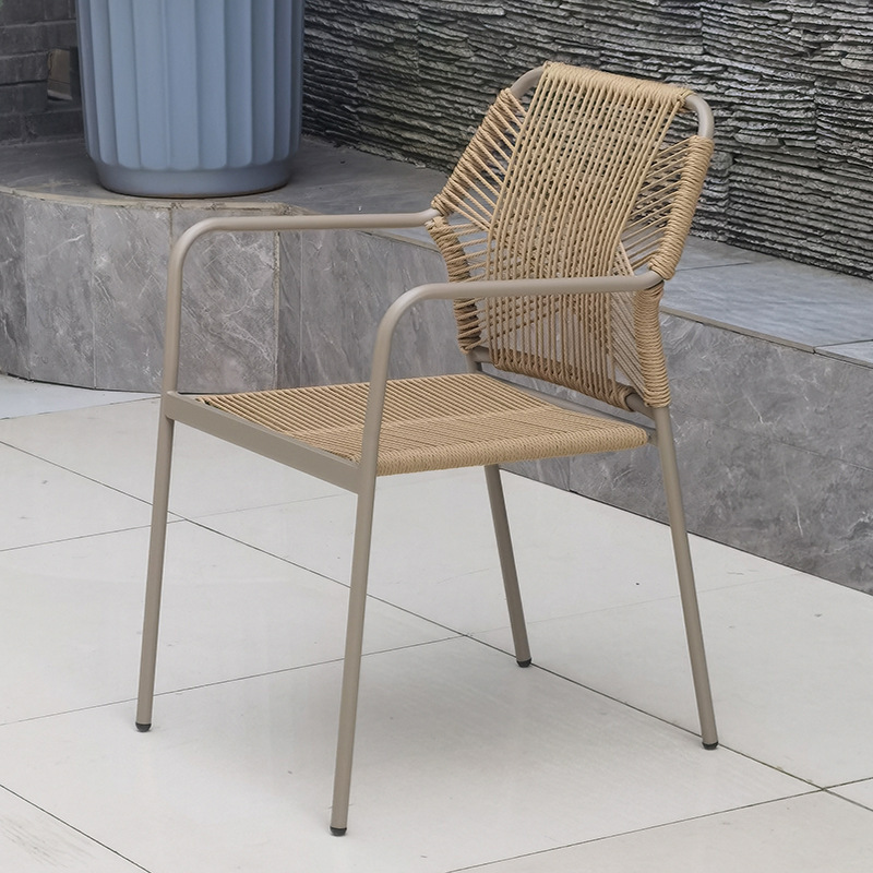 Outdoor Chairs, Courtyard Leisure Stools, Iron Milk Tea Shop Stall Chairs, Outdoor Tables and Chairs, Backrest Chairs, Rattan Chairs, Single Table and Chairs