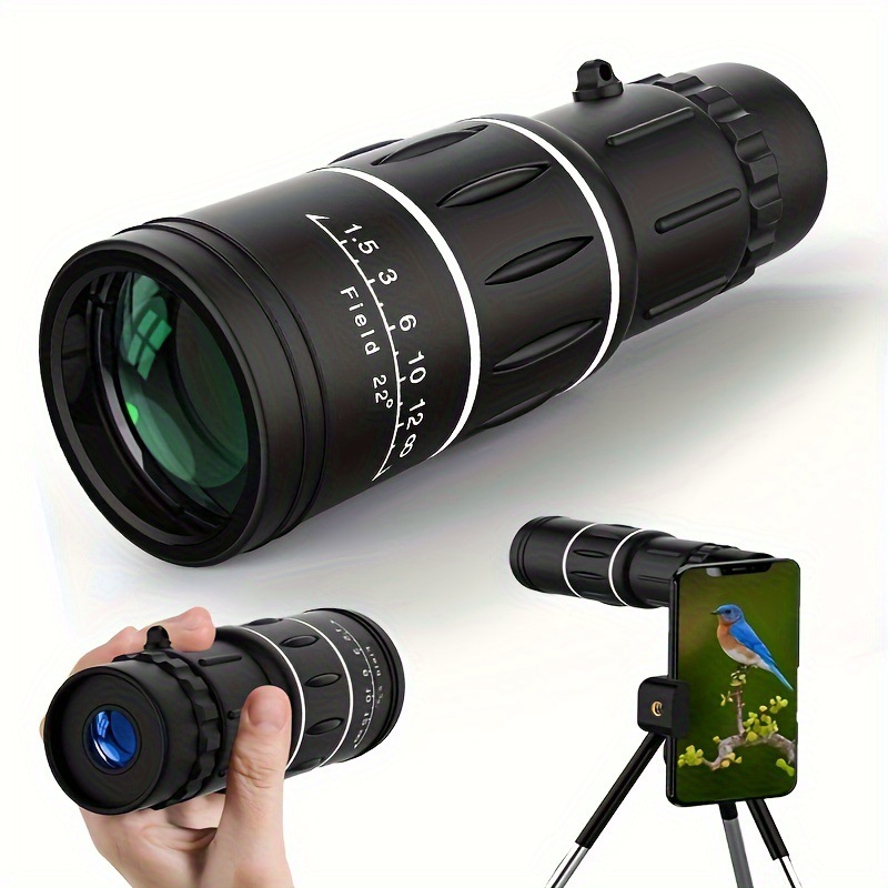 10X42 high-power telescope low-light-level night vision high-definition spectacle with mobile phone ultra-clear imaging single-barrel camera viewing