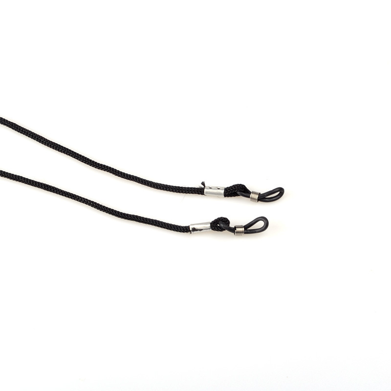 Reading glasses rope non-slip fixed glasses chain anti-lost glasses lanyard bulk black nylon glasses rope anti-lost lanyard