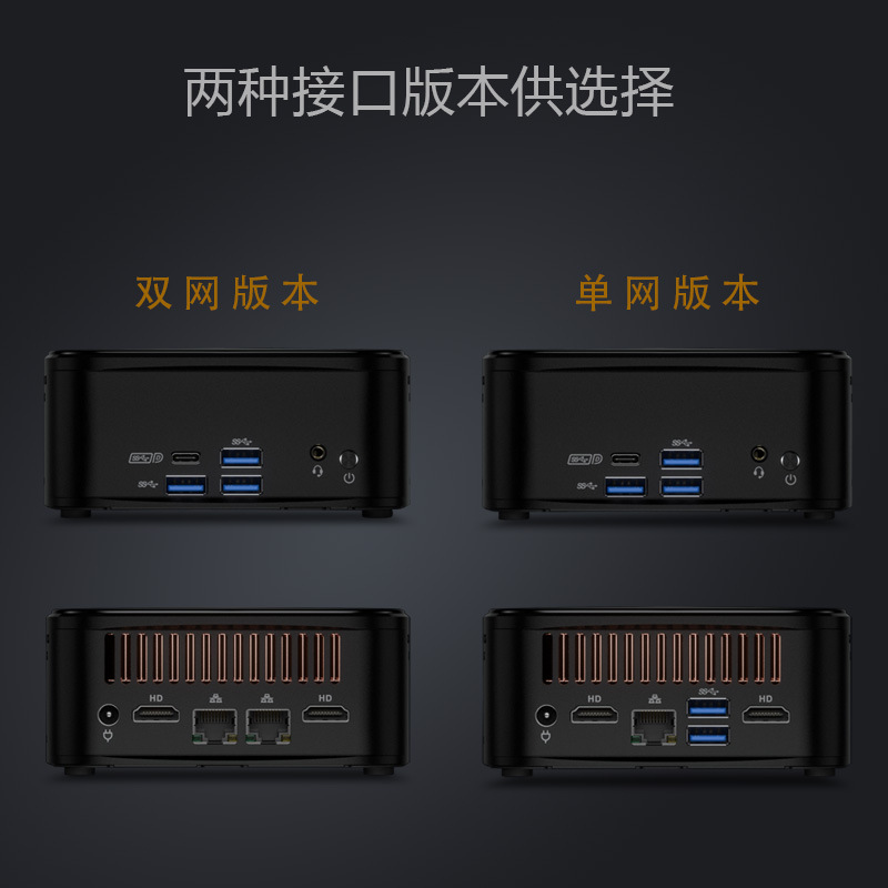 12Th Generation Core I3I5I7Nuc Mini Computer Host Minipc Dual 2.5g Network Port Hdmiwifi6Typec