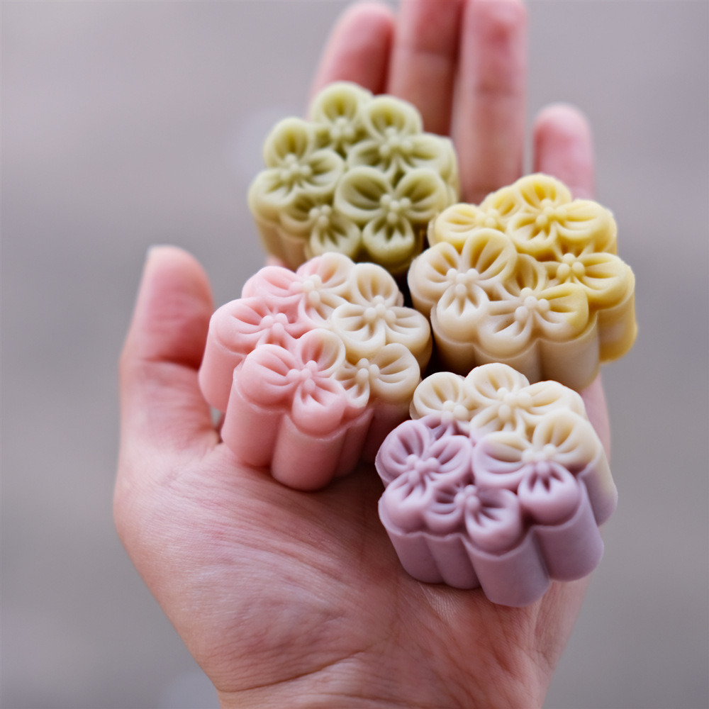 25g Osmanthus Moon Cake Mold Hand-pressed Fresh Pattern Cake Mold mooncakemould