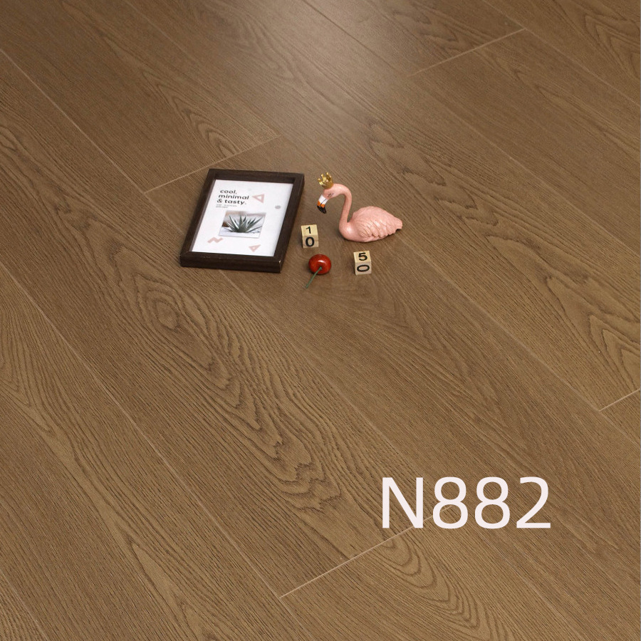 Кремовая многослойная древесно-композитная напольная плитка 15мм для спальни, водоотталкивающая, устойчивая к износу, антивоздействие на деформацию, стиль натурального дерева