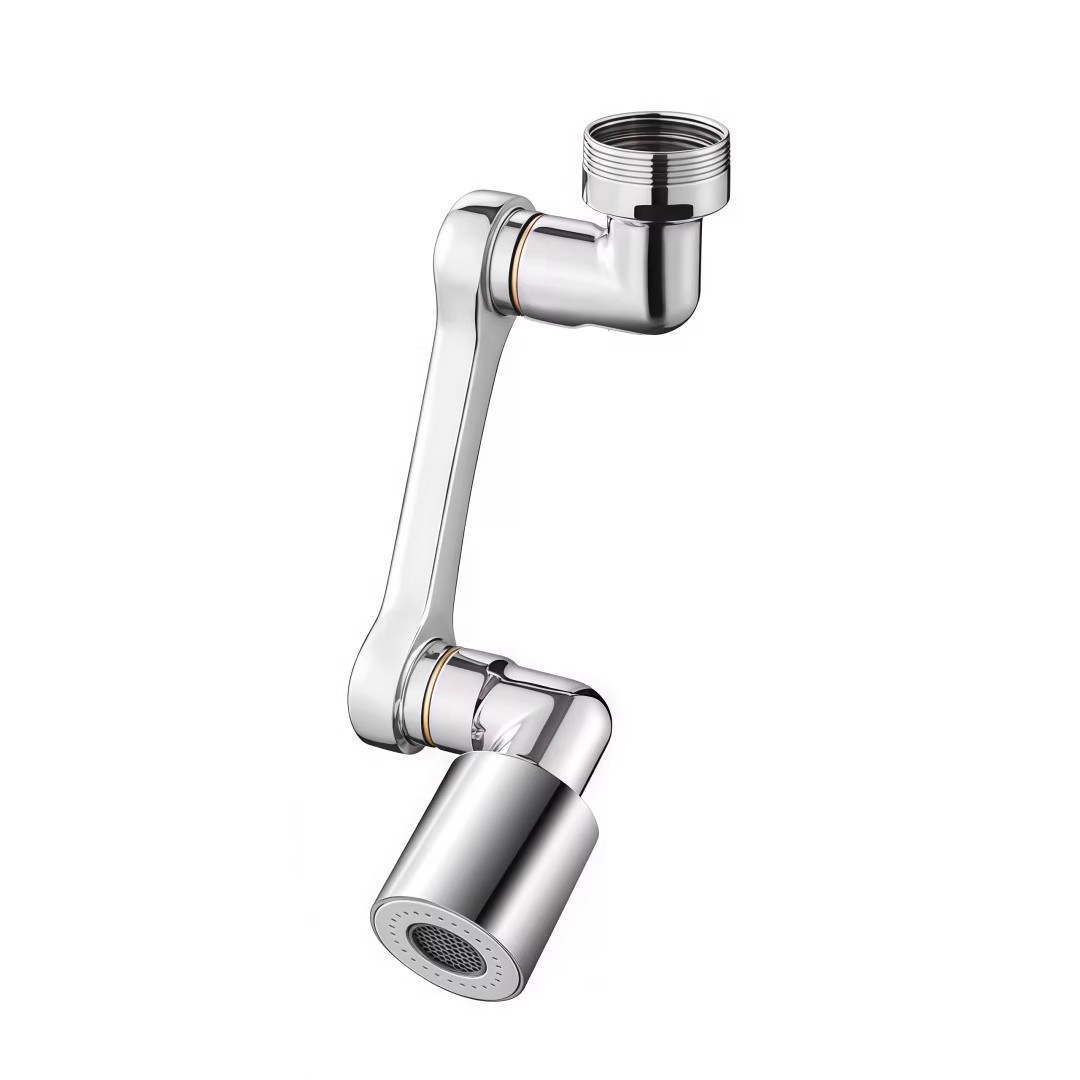 Robotic Arm Universal Faucet Extender, Rotatable Spout, Multifunctional Universal Connector for Washbasin, Splash-Proof Gadget