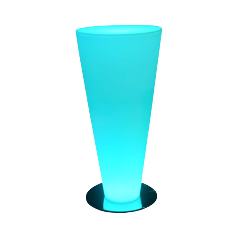 Outdoor Luminous Bar Commercial Cocktail Table Bar Clear Bar Luminous High Table and Chairs Open-Air Event Exhibition Round Table