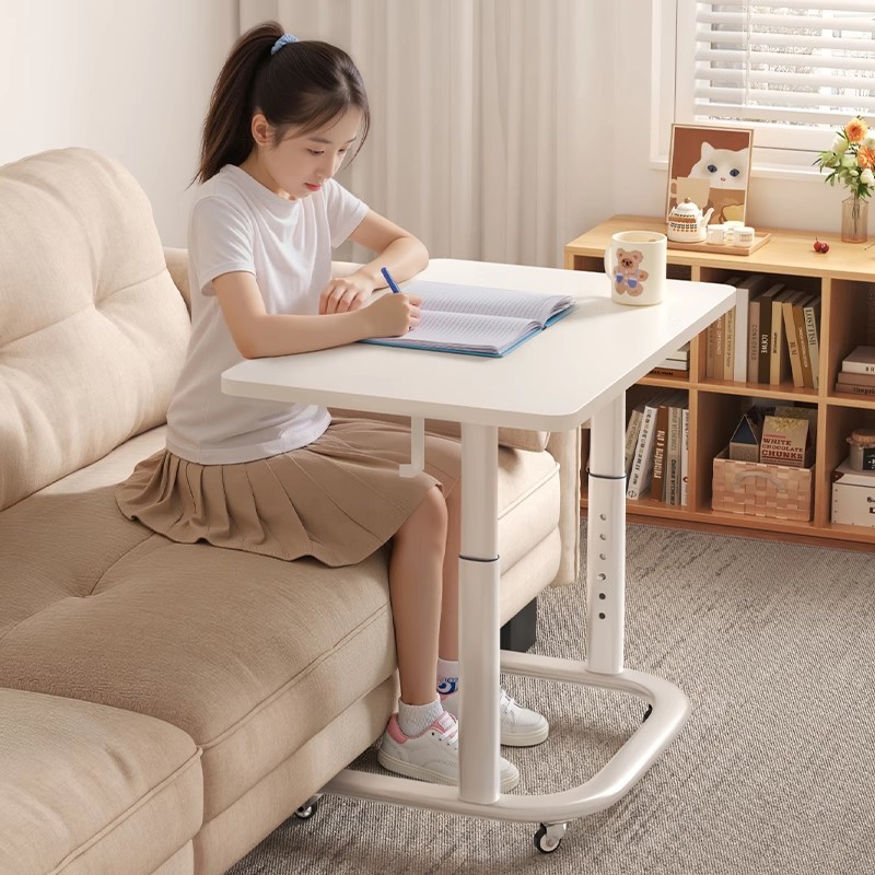 Передвижной подъемный столик, прикроватный столик, столик для дивана в гостиной, стол для учебы, стол для ноутбука в спальне