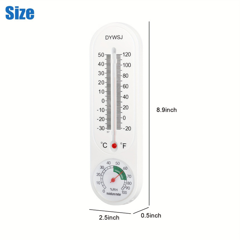 2026 New Cross-Border Dropshipping Indoor and Outdoor Wall-Mounted Thermometer Hygrometer Cross-Border Dropshipping