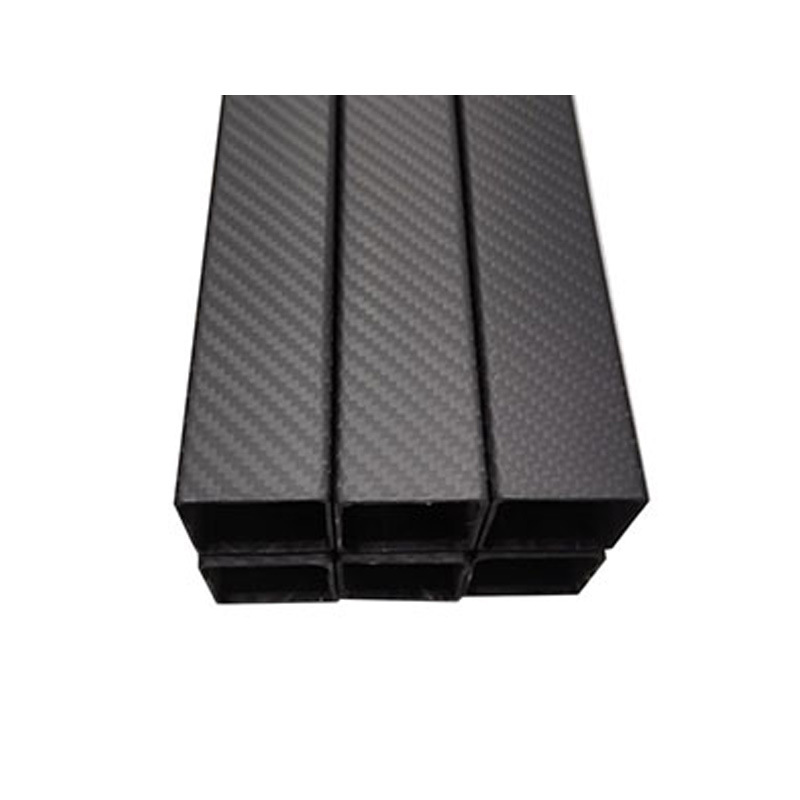 Carbon Fiber Tube Military Standard Plain Twill Carbon Fiber Custom Telescopic Rectangular Tube Medical 3K Carbon Fiber Square Tube